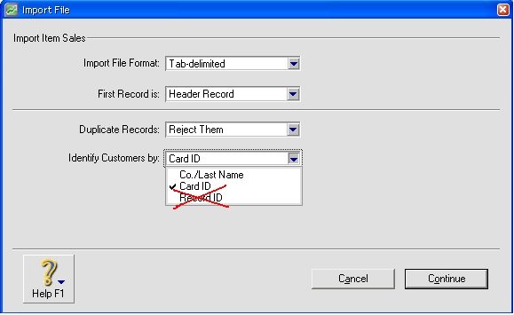 Importing files