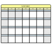 Visio calendar example